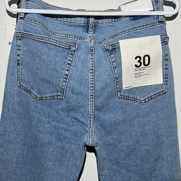 Re/Done 70s High Waist Jeans Stove Pipe NAF - Picture 6 of 7